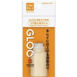 GLOO（グルー） 液体のり シワなくキレイ つけ替え用ボトル タ-G821-1P