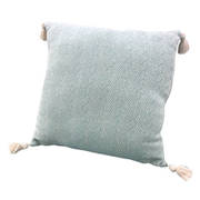 クッション インド綿背当てクッション アルト 45×45cm ブルー 270078981