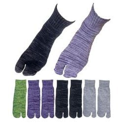 NAKAMAJITA MENS 引き揃え底パイルタビソックス 7足セット 25-27cm カラーアソート KHY-380