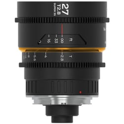 LAO0323 [単焦点レンズ LAOWA Nanomorph 27mm T2.8 1.5x Cine Amber Arri PL/キヤノンEFマウント 受注生産品]