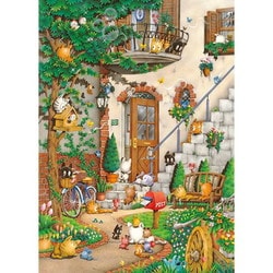 500-306 芳岡ひでき スリーピング キャッツ [ジグソーパズル 500ピース]