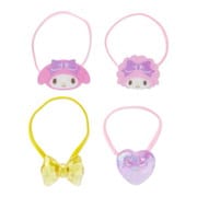 サンリオキャラクターズ ミニヘアゴム 4個セット マイメロディ [キャラクターグッズ]