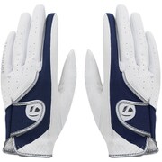 TM23SS TJ178 N94917 19 WH/NV [ゴルフグローブ レディース グリット エレメント グローブ ペア 両手用 19cm ホワイト/ネイビー]