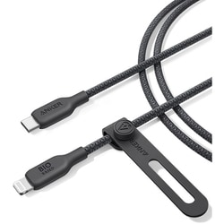 Anker 541 エコフレンドリーナイロン USB-C ＆ ライトニング ケーブル 1.8m ブラック A80A6011