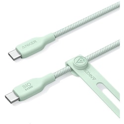 Anker 543 エコフレンドリーナイロン USB-C ＆ USB-C ケーブル 0.9m グリーン A80E5061