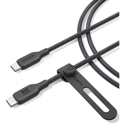 Anker 543 エコフレンドリーナイロン USB-C ＆ USB-C ケーブル 1.8m ブラック A80E6011
