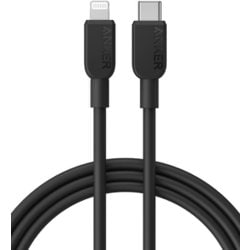 Anker 310 USB-C ＆ ライトニング ケーブル 1.8m ブラック A81A2011