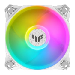 ケースファン TUF GAMING TF120 WHITE ARGB 3IN1 ARGBコントローラー付き トリプルファンキット 白 TUF-GAMING/TF120/ARGB/W/3IN1