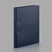 セパル ロックリングファイル D型リング A4-S 2穴 ネイビーブルー SEL-2835-15