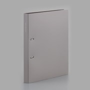 セパル ロックリングファイル D型リング A4-S 2穴 ライトグレー SEL-2835-61