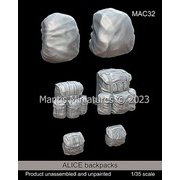 MAC32 1/35 現用 アメリカ ALICEバックパックセット 6個入 [組立式プラスチックモデル]