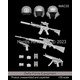MAC33 1/35 現用 アメリカ デルタフォース装備品セット 13個入 [組立式プラスチックモデル]