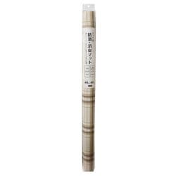 INSF-202 [ペット用 防滑・消臭・防水マット チェック柄 45cm×60cm ベージュ]