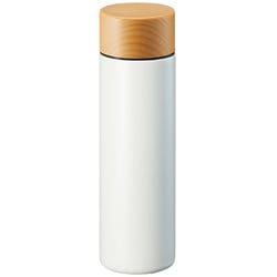木目調 サーモステンレスボトル 130ml ホワイト TS-1727-044