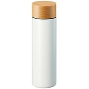 木目調 サーモステンレスボトル 130ml ホワイト TS-1727-044