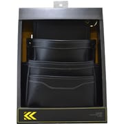 AB-22BG [腰袋2段（黒金）LIGHT PU LEATHER SERIES]