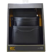 AB-32BG [腰袋薄型2段（黒金）LIGHT PU LEATHER SERIES]