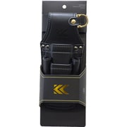 AH-72BG [ドライバーペンチホルダー2段（黒金）LIGHT PU LEATHER SERIES]