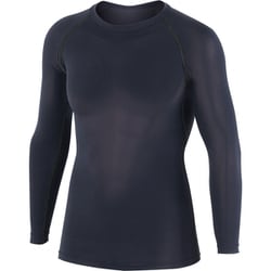 JW-623 [BODY TOUGHNESS 冷感・消臭 パワーストレッチ 長袖クルーネックシャツ ブラック 4L]