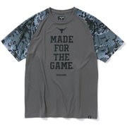SMT23048TX [Tシャツ テキサス メイドフォーザゲーム カモスリーブライトフィット XLサイズ ミストグレー]