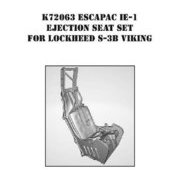 K72063 1/72 ESCAPAC IE-1 射出座席 2個入 （S-3B用） [プラモデル用パーツ]