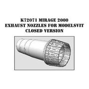 K72071 1/72 ミラージュ 2000 アフターバーナー 閉状態 （モデルズビット用） [プラモデル用パーツ]