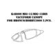 K48009 1/48 MiG-15/MiG-15bis バキューム キャノピー 2個入 （ブロンコ用） [プラモデル用パーツ]