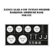 X32052 1/32 サーブ J29F スウェーデン空軍マーキング 塗装マスクシール （フライ用） [プラモデル用品]