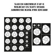 X48120 1/48 F4F-3 国籍マーク塗装マスクシール （エデュアルド用） [プラモデル用品]