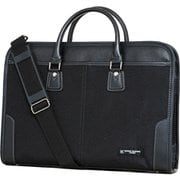 ビジネスバッグ 自立型 ビジネスバッグ 40cm/1ルーム A4ファイル対応 12インチタブレット対応 ブラック HK-4988