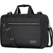 ビジネスバッグ ビジネスオーバーナイト 45cm/2ルーム 26L(拡張時31L) B4ファイル対応 15.6インチPC対応 自立式 ブラック HK-4990