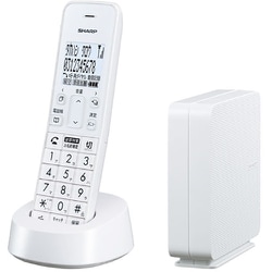 SHARP - シャープ　JD-SF2CL-W　コードレス電話機　ホワイト系 子機1台 SHARP シャープ JD-SF2CL-W コードレス電話機 ホワイト系 子機1