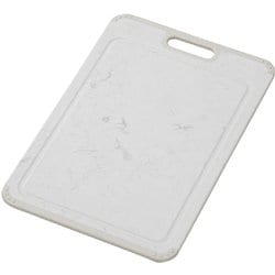 まな板 抗菌 食洗機対応 ラバー付 ホワイトストーン ワイド LL 奥行26×幅38×厚さ0.8cm