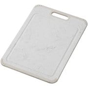 まな板 抗菌 食洗機対応 ラバー付 ホワイトストーン ワイド L 奥行24×幅34×厚さ0.8cm
