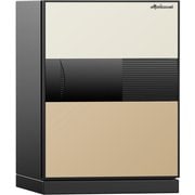 耐火金庫 プレミアム金庫 NEXT PLUS(ネクストプラス)シリーズ 90分耐火 タッチパネル+指紋認証タイプ 64.0L/140kg クリーム×ベージュ DPS7000CB