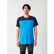 ウール ブレンド ハイキング ティー Wool blend hiking Tee Men 606712 4QU Nordic Blue/Tarn Blue Lサイズ [アウトドア カットソー メンズ]