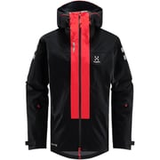 リム ZT マウンテン GTX PRO ジャケット L.I.M ZT Mountain GTX PRO Jacket Men 607255 4UF True Black/Zenith Red Sサイズ [防水ジャケット メンズ]