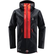 リム ZT トレック GTX プロ ジャケット L.I.M ZT Trek GTX PRO Jacket Men 607254 4UF True Black/Zenith Red Lサイズ [防水ジャケット メンズ]