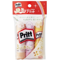 香り付きスティックのり 香りプリット 3つの香り入り（ユリ/バラ/オレンジピール） NS-721FR-3P