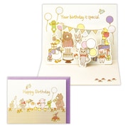 誕生日カード 箔線パーティーガーランド EAR-822-583