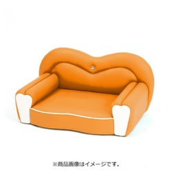 ペットソファ ココロ オレンジ×ホワイト