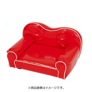 ペットソファ ティアラ レッド×ホワイト