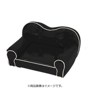 ペットソファ ティアラ ブラック×ホワイト