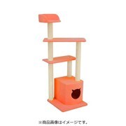 キャットタワー コリーヌ 麻縄ポール オレンジ