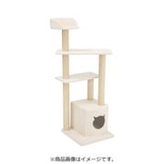 キャットタワー コリーヌ 麻縄ポール サンドベージュ