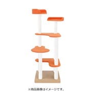 キャットタワー マルミ ビニロンポール オレンジ