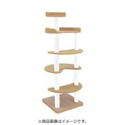キャットタワー ルーナ ビニロンポール ベージュ
