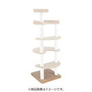 キャットタワー ルーナ ビニロンポール サンドベージュ