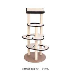 キャットタワー シエロ 麻縄ポール アイボリー