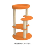 キャットタワー アカネ 麻縄ポール オレンジ